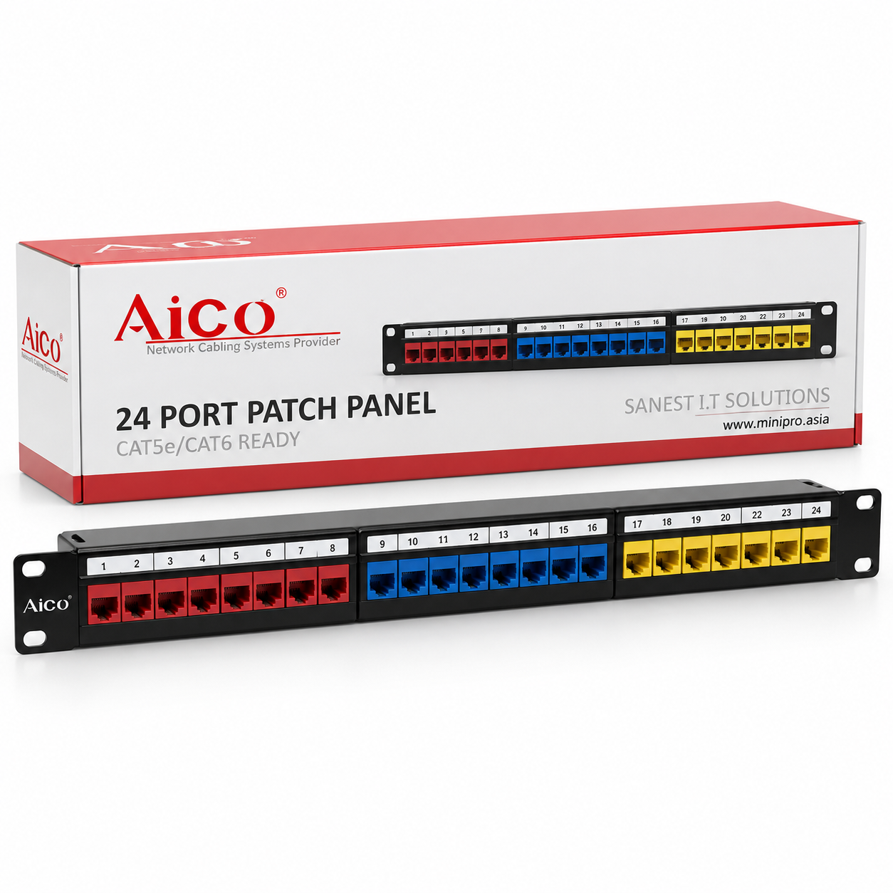 24 Port Aico Patch Panel